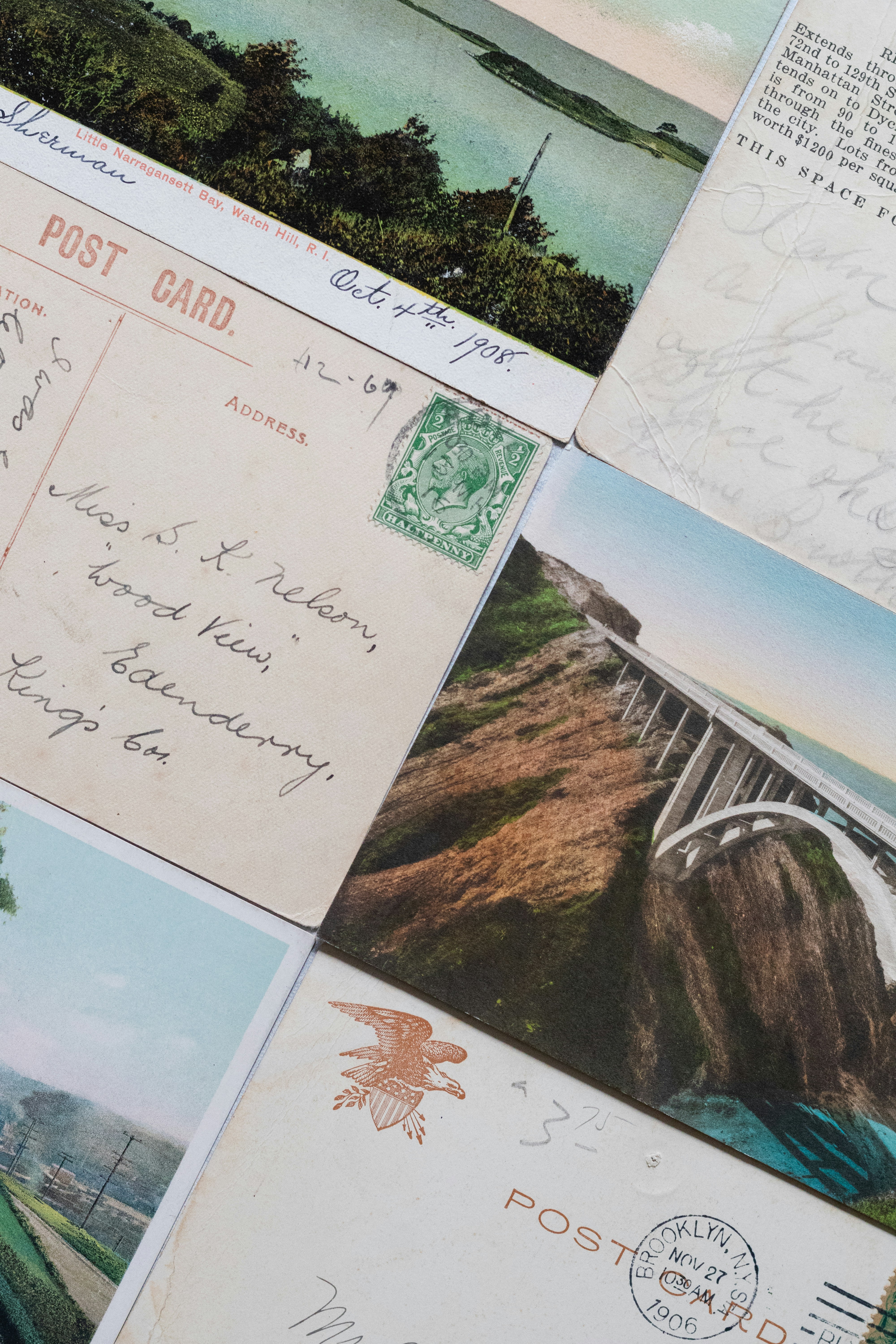 A Collection Of Vintage Postcards.