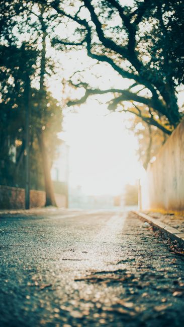 Sunset View On A Wet Street In Konya, Turkey, Capturing The Warm Glow And Serene Atmosphere. wallpaper preview