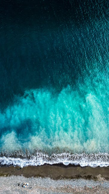 Stunning Aerial Shot Of The Marmaris Coastline With Crashing Waves And Turquoise Waters. wallpaper preview