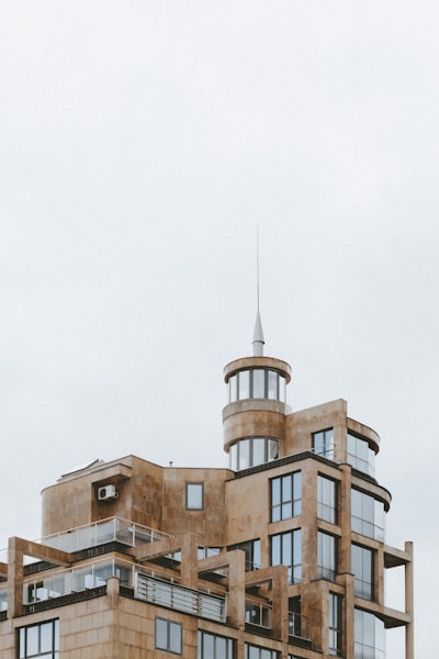 Modern Building With Unique Architectural Design