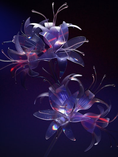 Floral Glass wallpaper preview