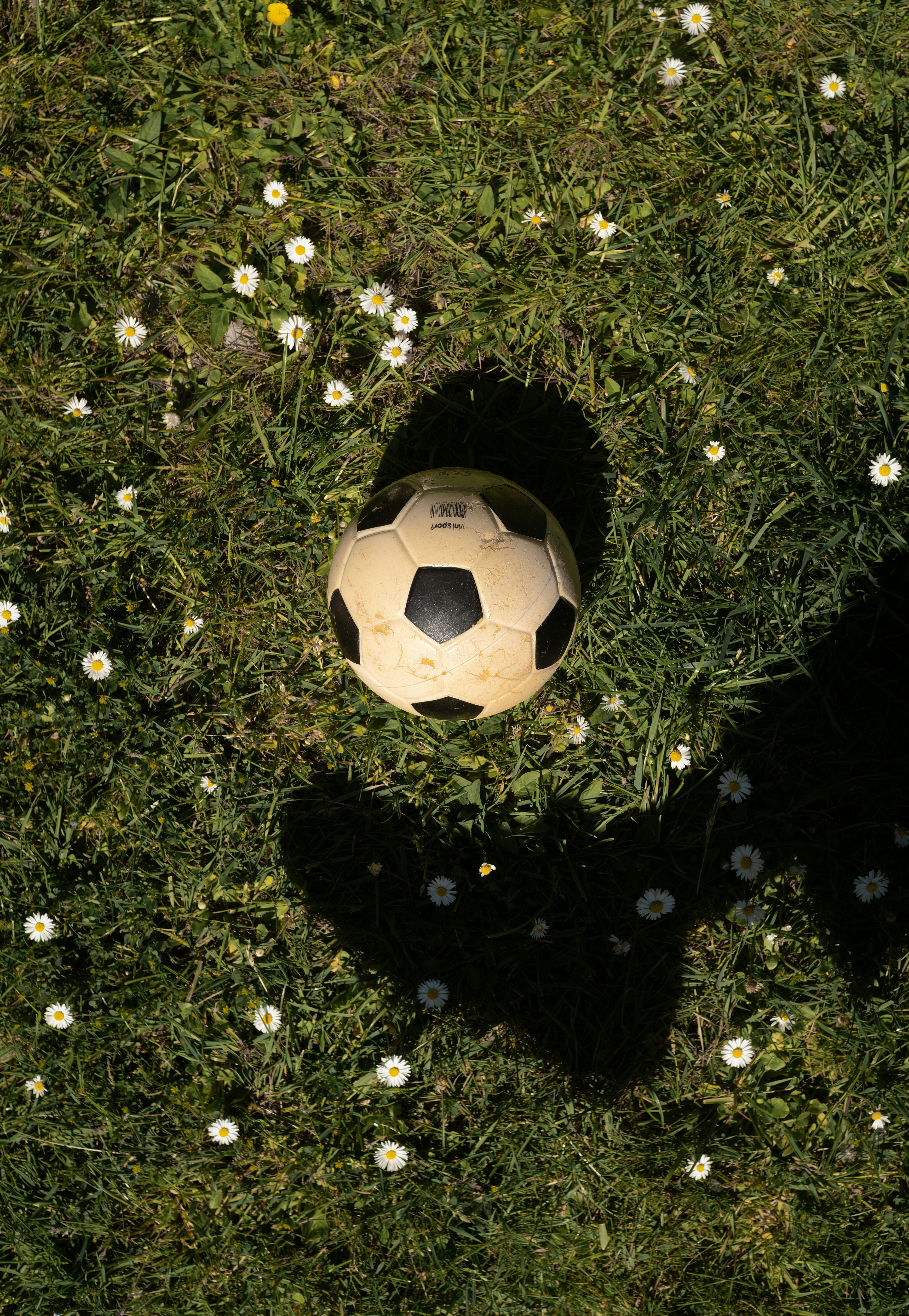 Shadow Foot Kicking A Ball. HD mobile wallpaper