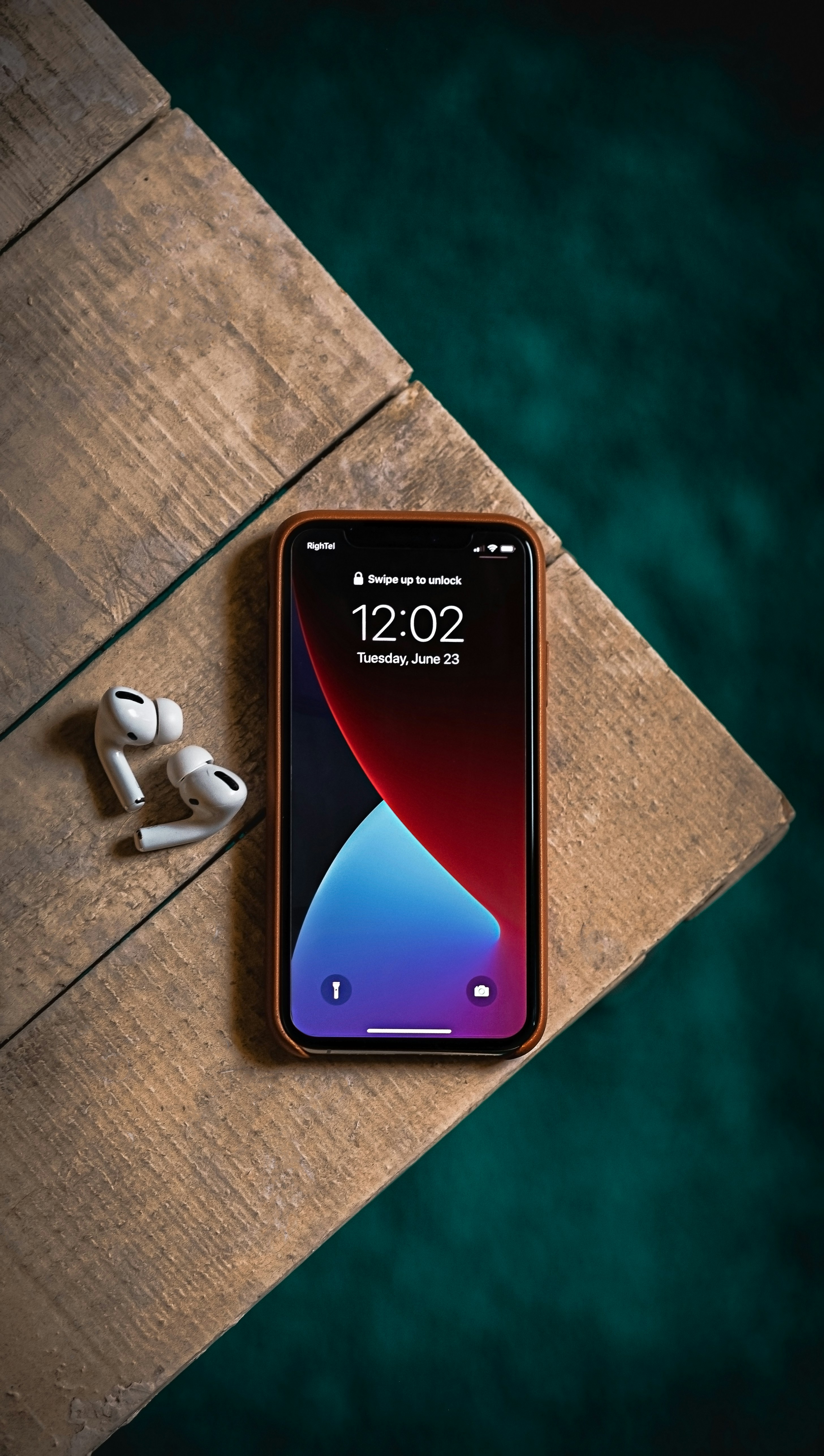 IOS 14 Warm Dark Wallpaper