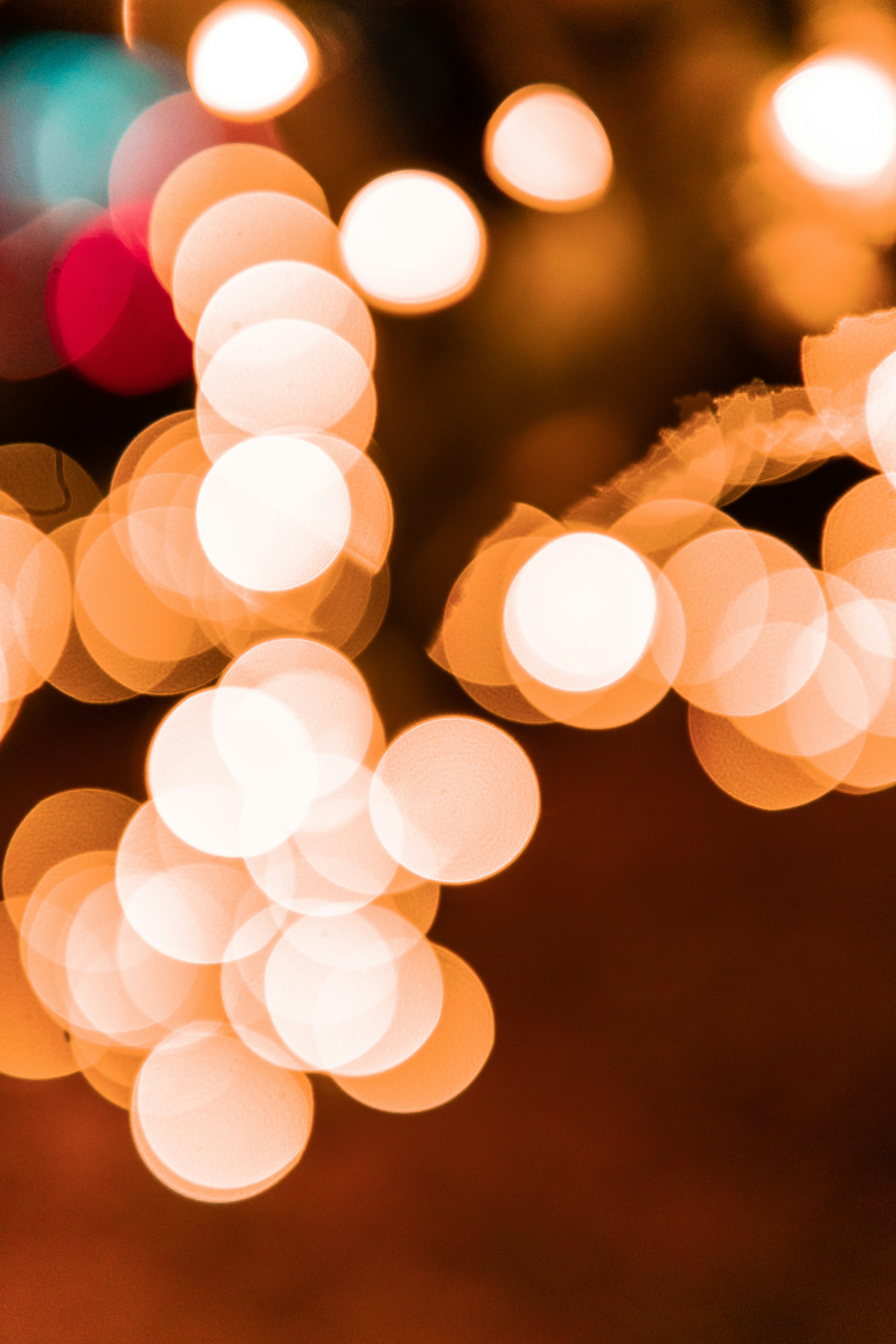 Yellow And Pink Bokeh Lights