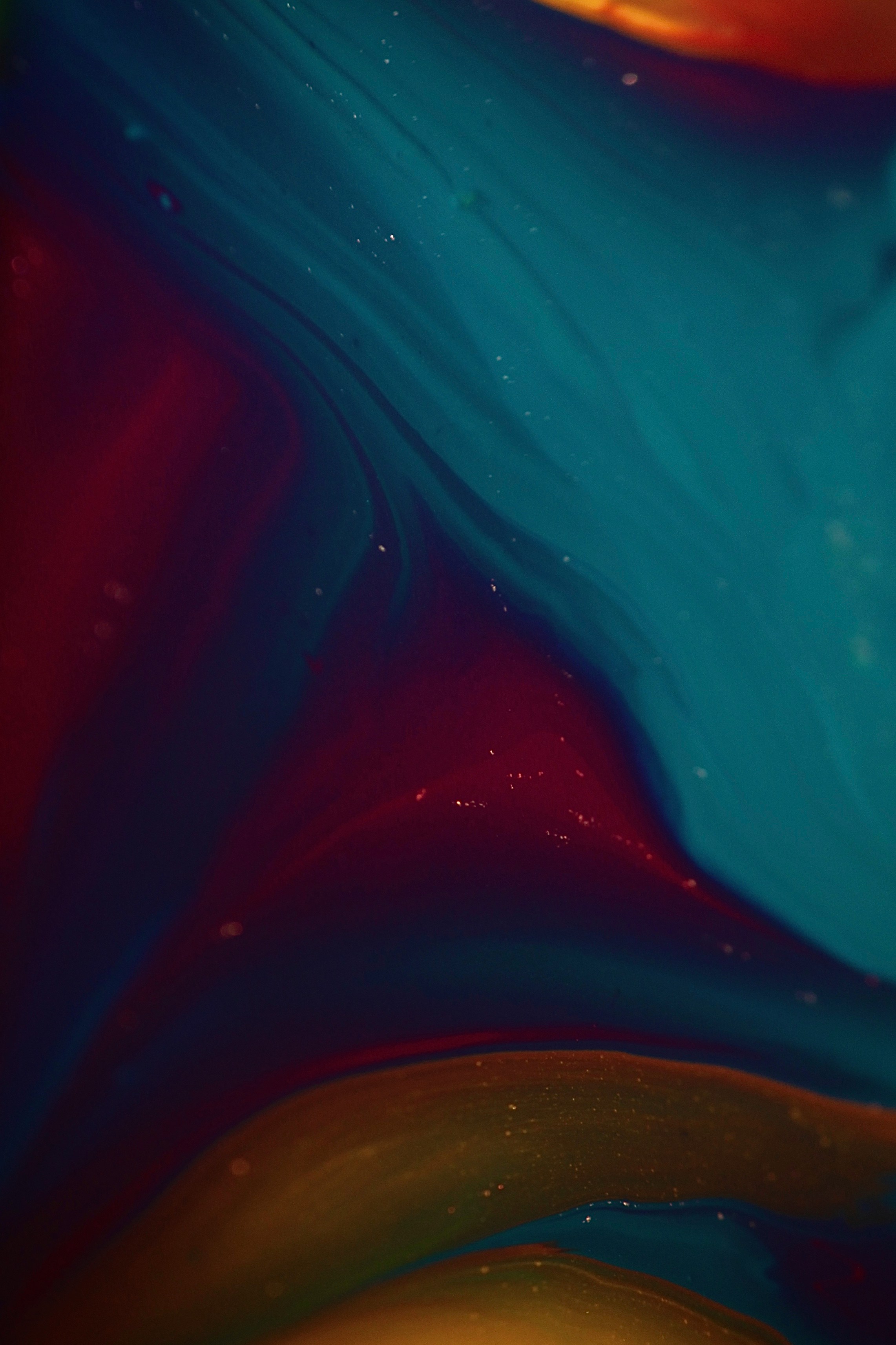 Close Up Of Some Fluid Art