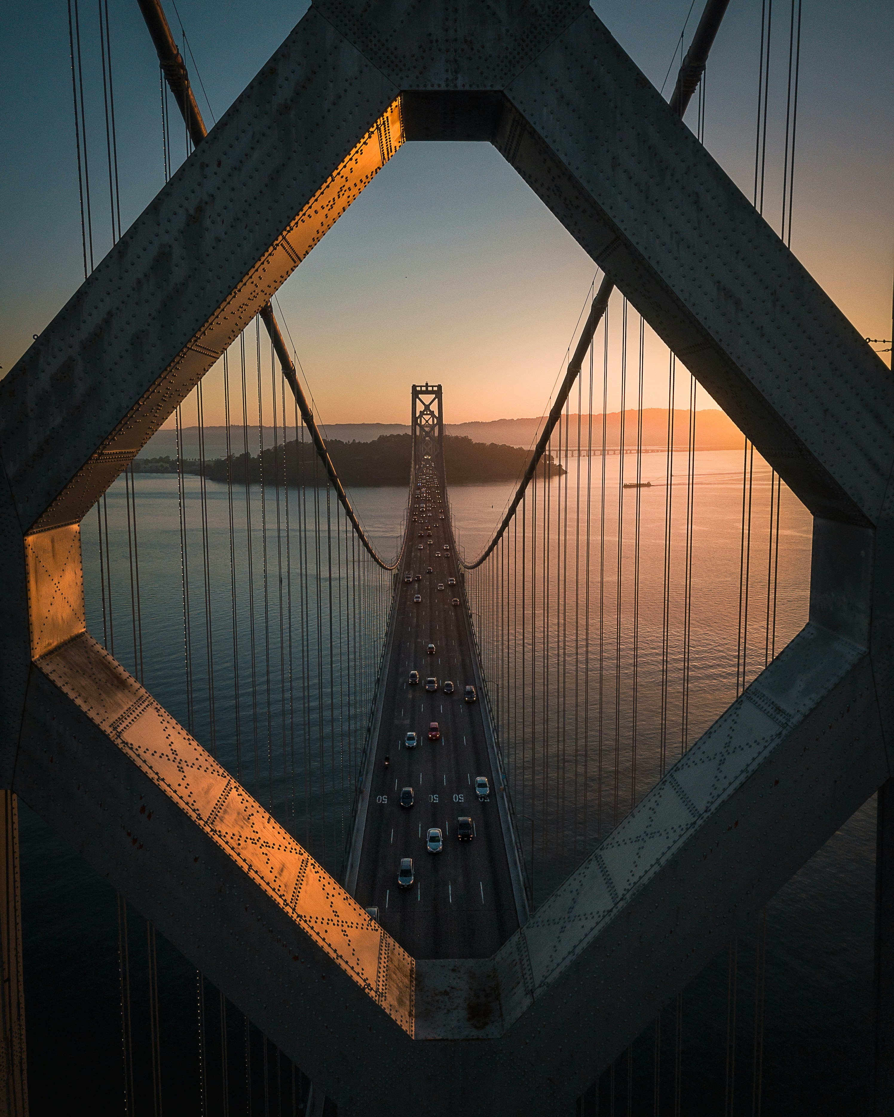 Really Happy With How This Shot Turned Out. A Great Way To Look Through At The Bigger Of The Two Main Bridges Occupying The San Francisco Landscape. To Get From Oakland To San Francisco, Or Vice Versa, You Must Pass Through The Tunnel On Yerba Buena Island.